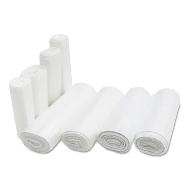 7 Gallon Can Liners, 20" x 22", 6 Mic, High-Density, Light-Grade, Clear, (2000/Case) | Inteplast Group