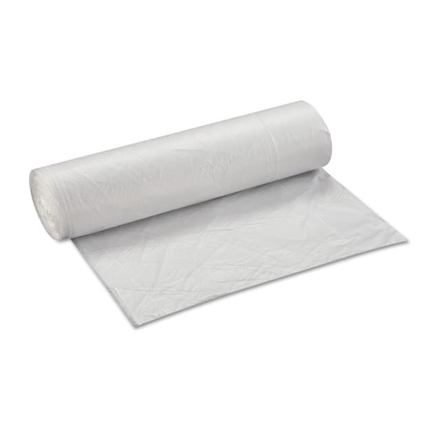 45 Gallon Can Liners, 40" x 46", 12 Mic, High-Density, Heavy-Duty, Clear, (250/Case) | Inteplast Group