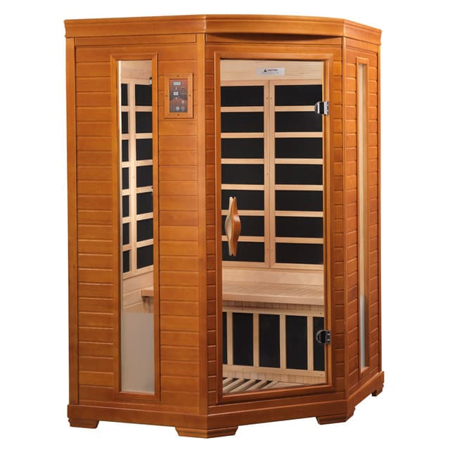 Dynamic "Heming" 2-person Corner Low EMF Far Infrared Sauna