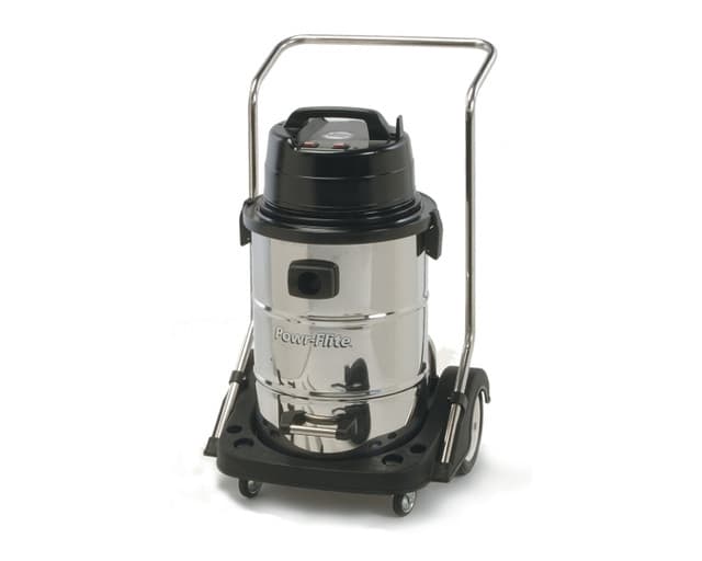 Powr-Flite Wet Dry Vacuum 20 Gallon Dual Motor with Stainless Steel Tank