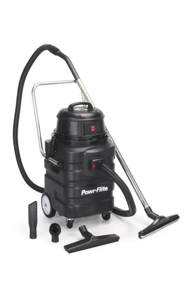 Powr-Flite Wet/Dry Tank Vacuum 15 gallon with Poly Tank and Tool Kit