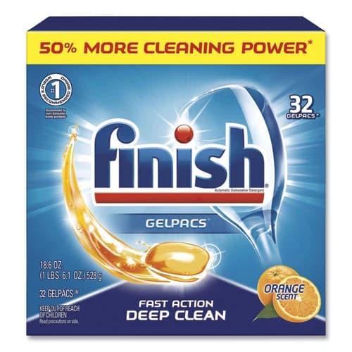 Dishwash Detergent Gelpacs, Orange Scent | Finish