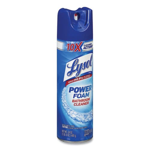 Power Foam Bathroom Cleaner, 24 oz Aerosol Spray  | Lysol