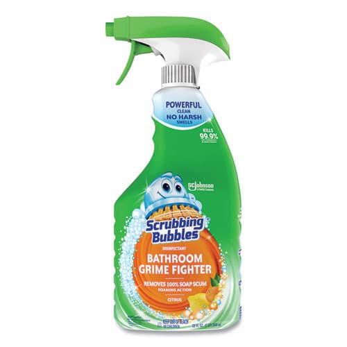 Multi Surface Bathroom Cleaner, 32 oz Spray Bottle | Scrubbing Bubbles