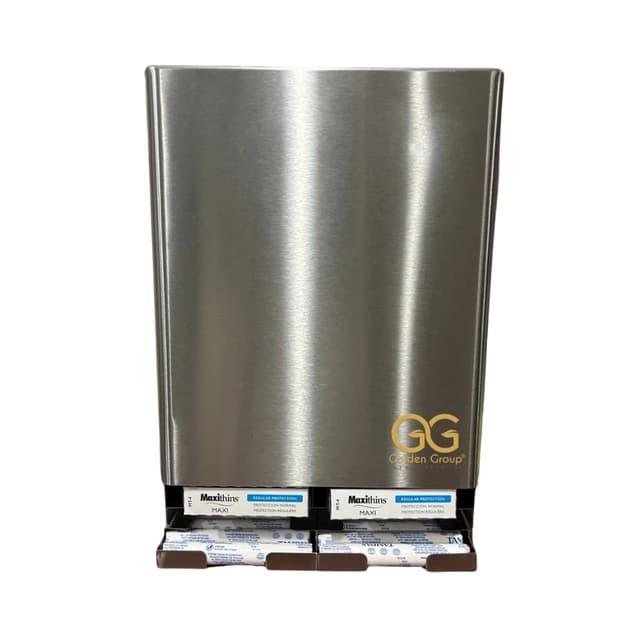 Tampon and Sanitary Napkin Dispenser, Wall-Mounted, High Capacity