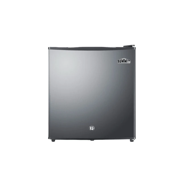 18" Wide Compact Minibar, Stainless Steel/Black | Summit Appliance