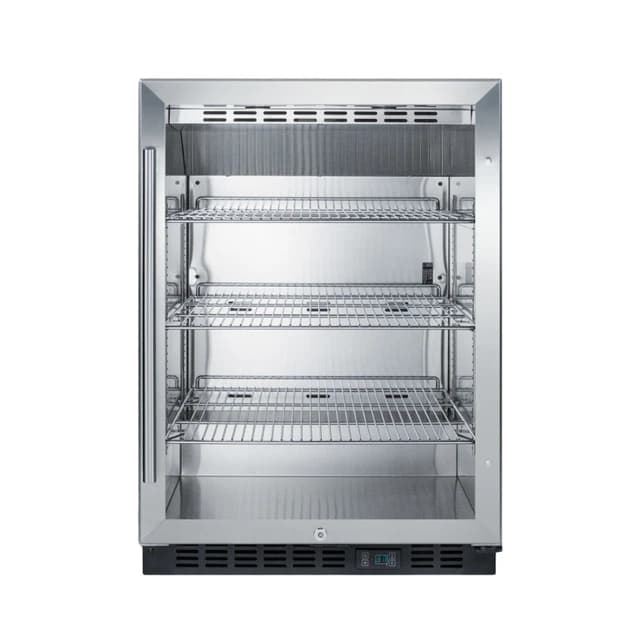 24" Wide Built-In Beverage Center, Stainless Steel Interior | Summit Appliance
