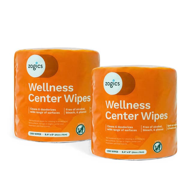 Zogics Cleaning Wipes, Refills, Z1000-2, (2 rolls/case)
