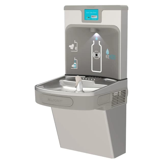 ELKAY EZH20 Bottle Filling Station, Single LZ Cooler, Gray/Tan Granite, LZS8WSLP