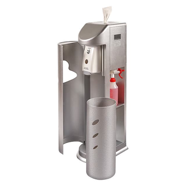 The Cleaning Station Wipes Dispenser + Hand Sanitizing Station