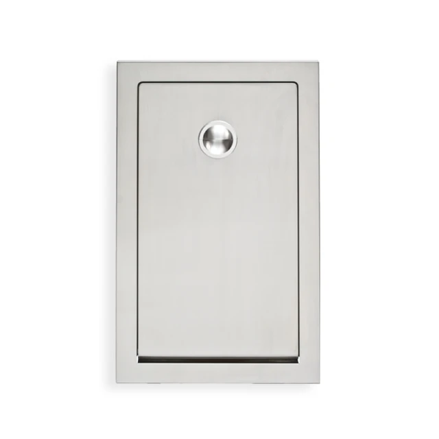 Koala Kare Vertical Surface Mounted Stainless Steel Baby Changing Station, KB111-SSWM
