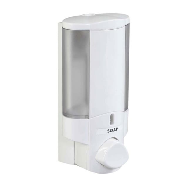 AVIVA White/Translucent 1 Chamber Refillable Dispenser