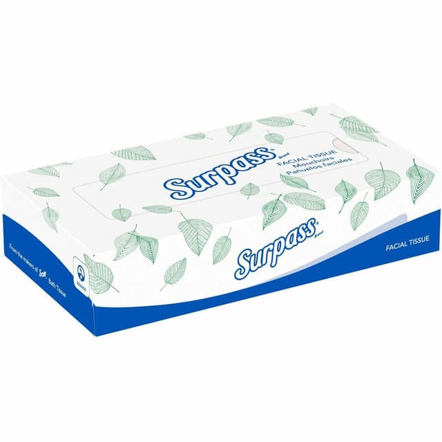 Kimberly-Clark Surpass Facial Tissue, 21390 (125 sheets/box) (60 boxes/case)