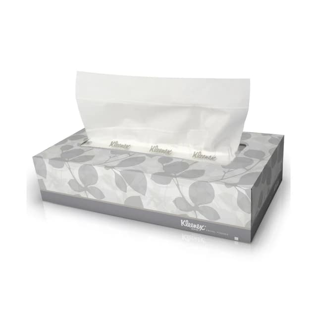 Kimberly-Clark Kleenex Facial Tissue, 21606 (125 sheets/box) (48 boxes/case)