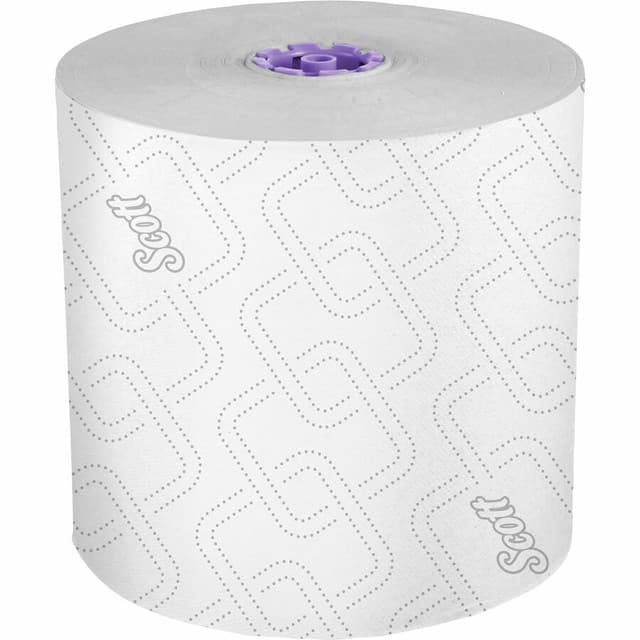 Kimberly-Clark Scott High Capacity Hard Roll Towels, White, 02001 (950 ft/roll) (6 rolls/case)