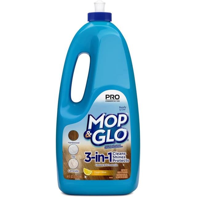 MOP & GLO Triple Action Floor Cleaner, Fresh Citrus Scent, 64 oz Bottles, 74297CT (6 bottles/case)