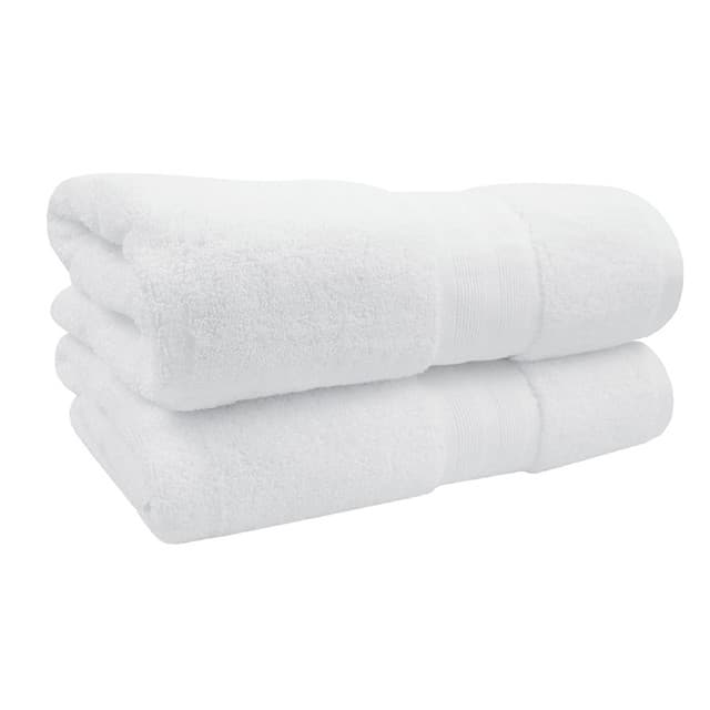 24x48 Bath Towel, White, Durability Series, 8 lbs (12 Towels)