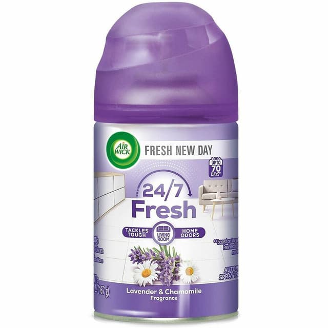 Air Wick Freshmatic Ultra Automatic Spray Refill, Lavender/Chamomile, Aerosol, 6.17 oz, 77961 (6/case)