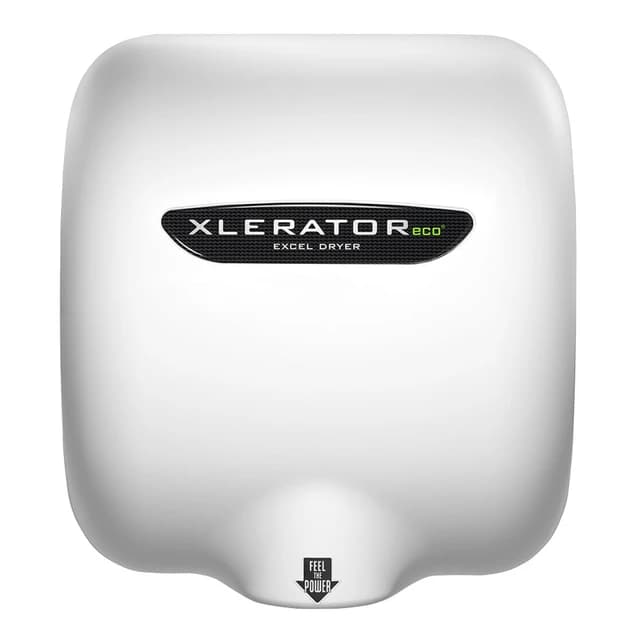 XLERATOReco Hand Dryer, White Thermoset (BMC), XL-BW-ECO