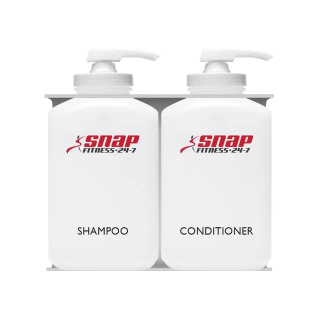 Snap Fitness Bulk Personal Care 2 Chambers Refillable Dispenser