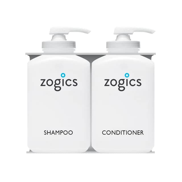 Zogics Bulk Personal Care 2 Chamber Refillable Dispensers