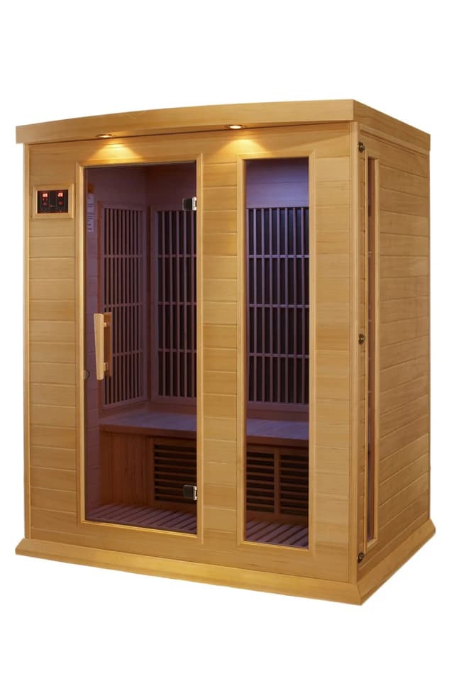 Golden Designs Maxxus Low EMF FAR Infrared Hemlock Sauna, MX-K306-01-HK
