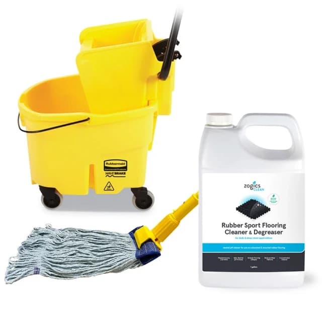 Rubber Flooring Cleaning Essentials Package