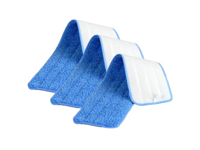 Microfiber Wet Mop Pad, 3-Pack