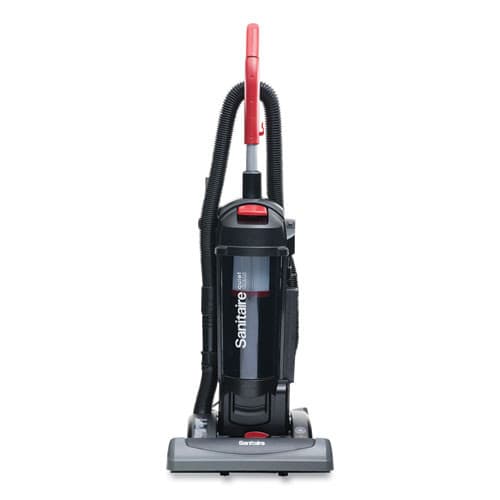 FORCE Quiet Clean Upright Vacuum, 15" Cleaning Path, Black | Sanitaire
