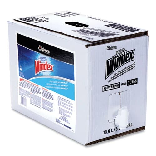 Glass Cleaner with Ammonia-D, 5 Gal Bag-in-Box Dispenser | Windex