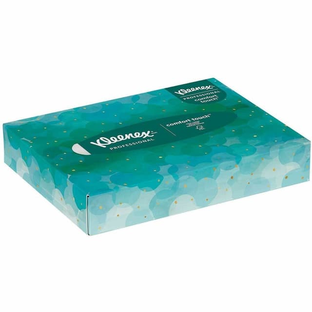 White Facial Tissue Junior Pack, 2-Ply (40 Sheets/Box - 80 Boxes/Carton) | Kleenex