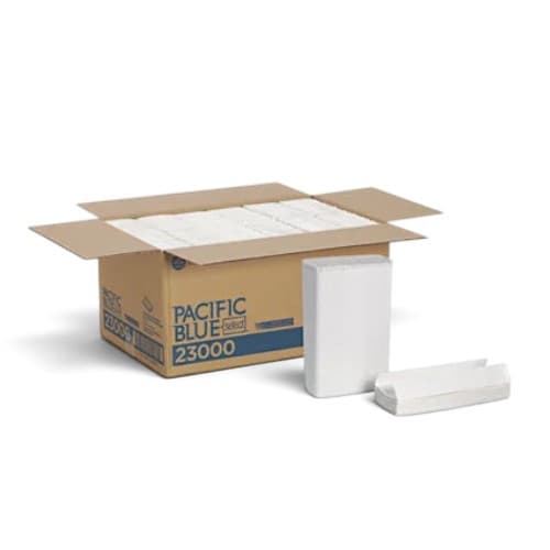 Pacific Blue C-Fold Paper Towel, White, 200/PK, 12 PK/CT | Georgia Pacific Professional
