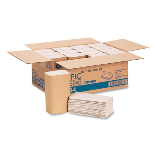Pacific Blue Single-Fold Paper Towels, 250/Pack, 16 PK/CT | Georgia Pacific Professional