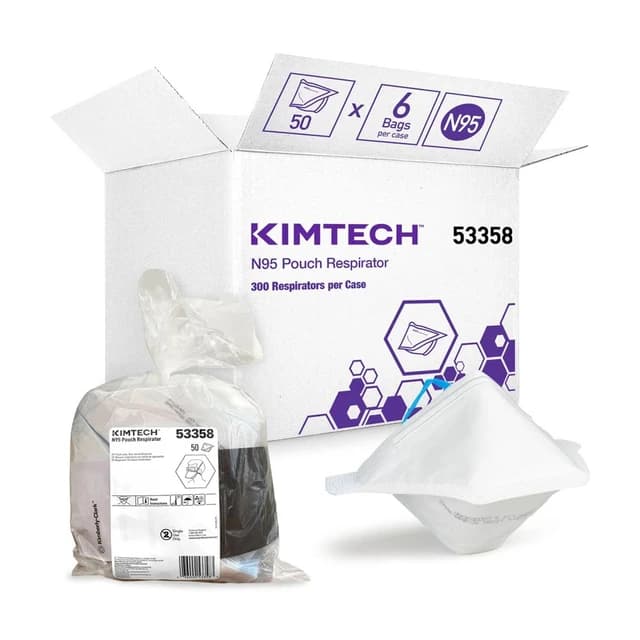N95 Pouch Respirator (6 packs of 50) | Kimtech