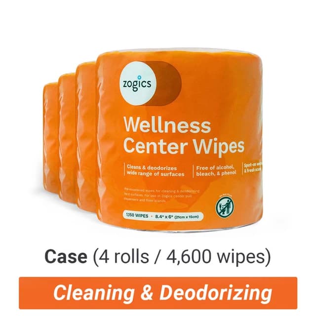 Gym Equipment Wipes (Case of 4) | Zogics