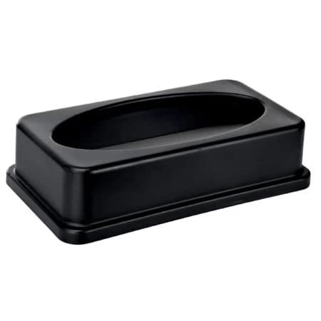 Slim Drop Shot Polyethylene Rectangular Trash Can Lid | Alpine Industries