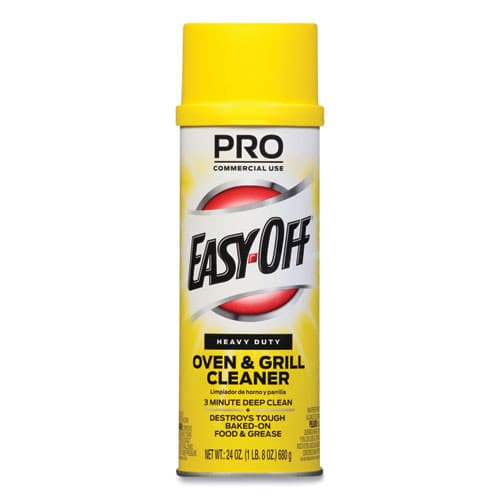Easy Off Heavy Duty Oven and Grill Cleaner, Unscented, 24 oz Aerosol Spray