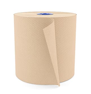 Paper Towel Roll for Tandem, 1-ply, 775 ft/roll, Natural, Case of 6 | Cascades Pro