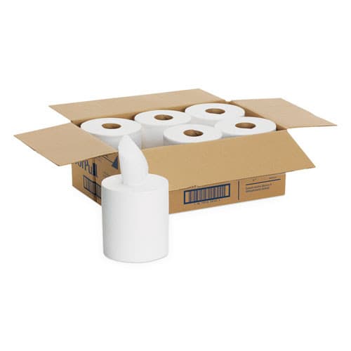 Sofpull Centerpull Paper Towels, 7 4/5x15, White, 320/Roll, 6/Rolls | Georgia-Pacific