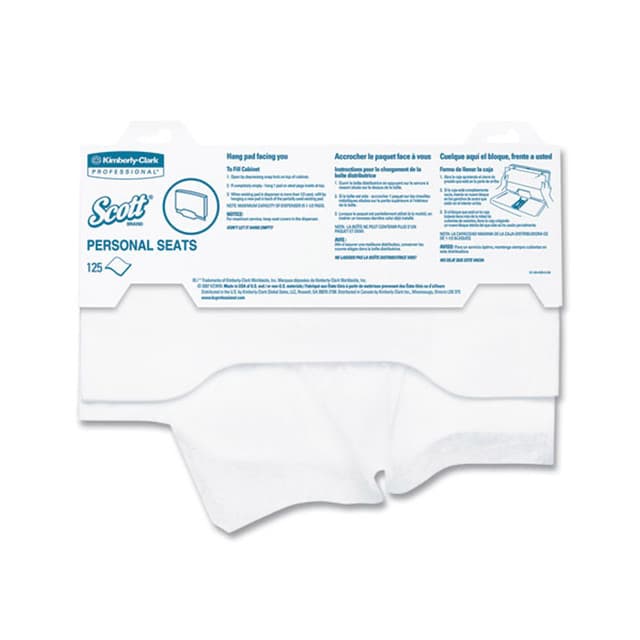 Pro Toilet Seat Covers, White, 125/pack | Scott
