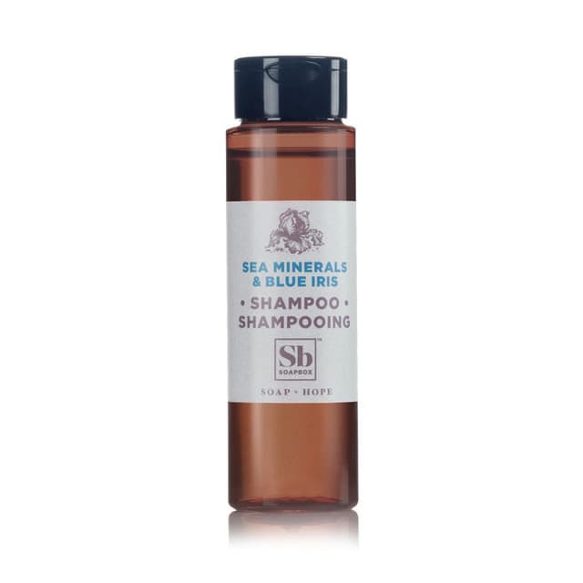 Shampoo, Sea Minerals & Blue Iris (1 oz, 144/case) | Soapbox