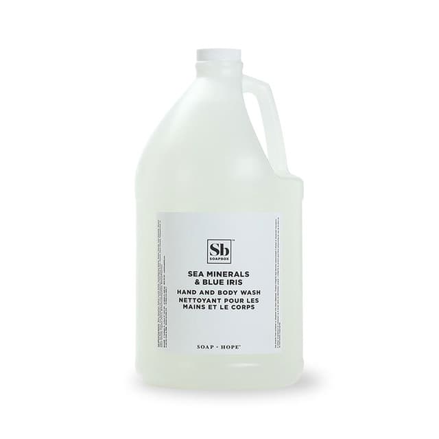 Soapbox Sea Minerals & Blue Iris Hand & Body Wash (1 Gallon)