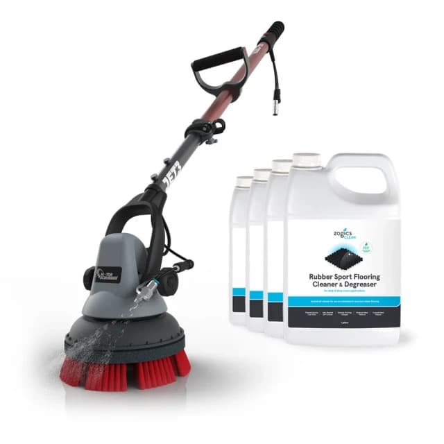 JET3 Floor Scrubber Starter Kit with Free Zogics Floor Cleaner