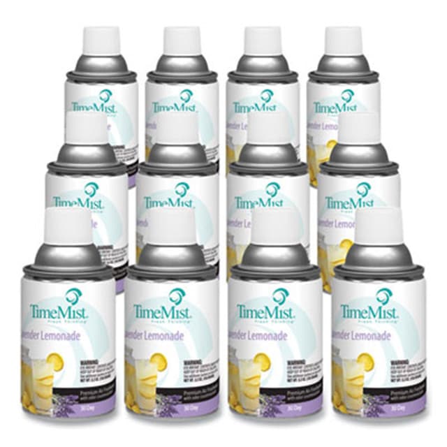 Premium Metered Air Freshener Refill, Lavender Lemonade, 5.3 oz (12 refills/case) | TimeMist