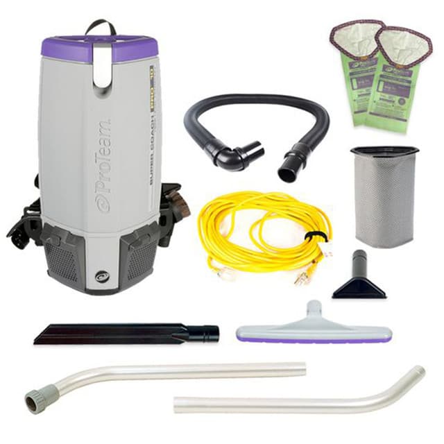 Super Coach Pro 10 Commercial Backpack Vacuum + Xover Telescoping Wand Kit | ProTeam
