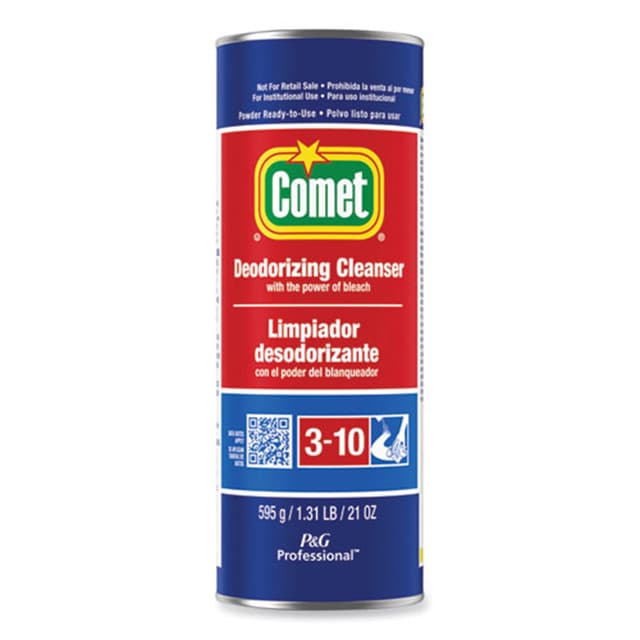 Comet Deodorizing Cleanser with Bleach, Powder, 21 oz Canister