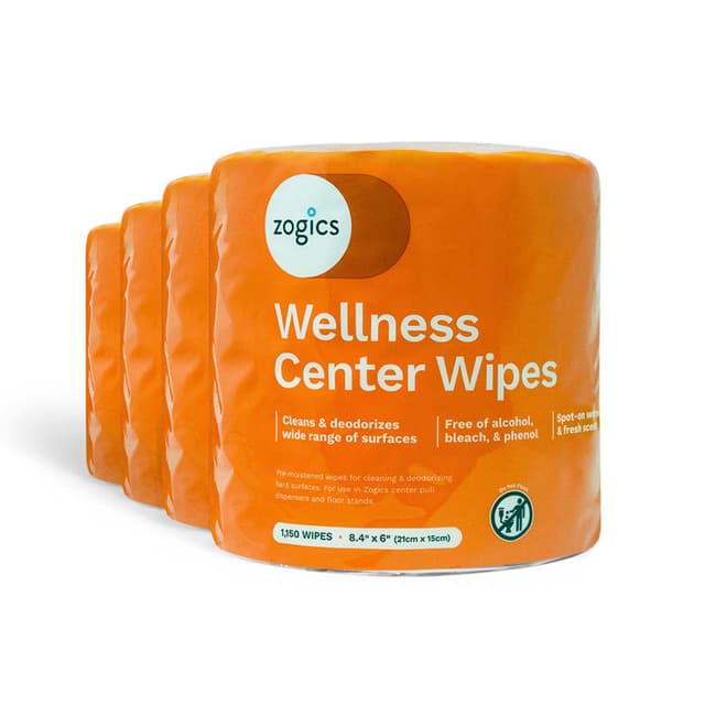 Case of Wellness Center Wipes, Z1000-4 (4 rolls/case)