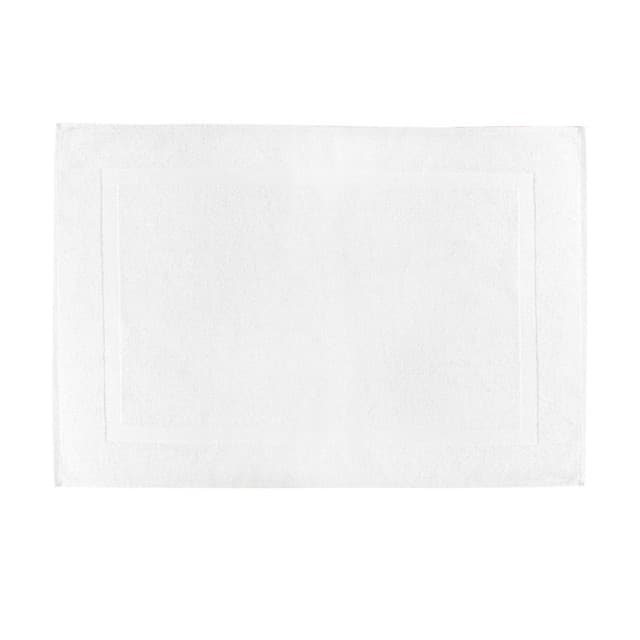 Admiral Collection Bathroom Mat, 20" x 30", White (12/pack) | Monarch