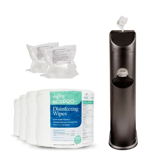 The Cleaning Station + ecoPRO™ Plant-Based Disinfecting Wipes Starter Kit