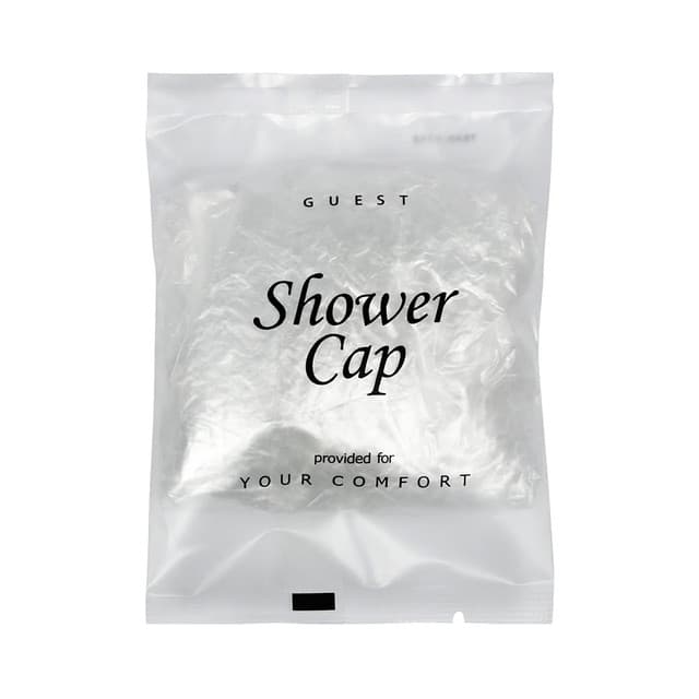 Shower Cap, Frosted Sachet Wrap (Case of 125 or 500)